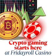 Online gambling using cryptocurrency at Fridayroll casino